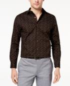 Bar Iii Men's Slim-fit Stretch Easy-care Assorted Printed Dress Shirt, Created For Macy's