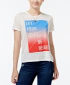 Mighty Fine Juniors' Be Heard Graphic T-shirt