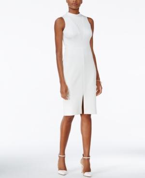 Guess Sequined Scuba Midi Sheath Dress