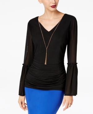 Thalia Sodi Mesh Necklace Top, Created For Macy's