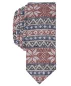Original Penguin Men's Fair Isle Horizontal Skinny Tie