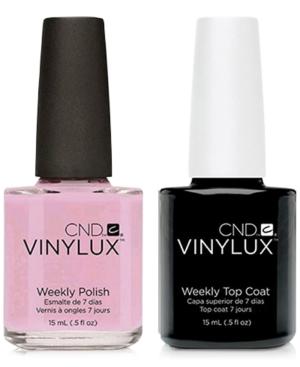 Creative Nail Design Vinylux Cake Pop Nail Polish & Top Coat (two Items), 0.5-oz, From Purebeauty Salon & Spa