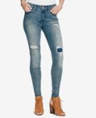 Jessica Simpson Juniors' Portola Curvy High-rise Skinny Jeans