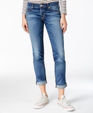 Hudson Jeans Riley Cuffed Disharmony Wash Straight-leg Jeans