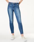 Tinseltown Juniors' Paneled Ankle Skinny Jeans