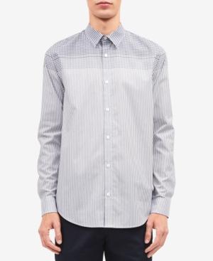 Calvin Klein Men's Engineered Plaid Stripe Shirt