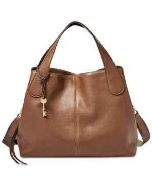 Fossil Maya Leather Satchel