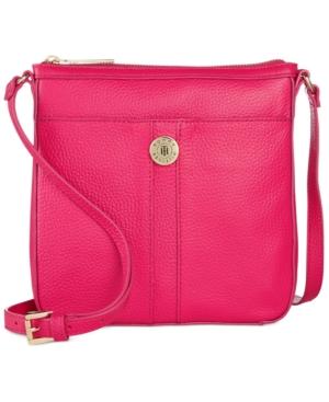 Tommy Hilfiger Elaine Pebble Leather Crossbody