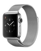 Apple Watch Series 2 38mm Stainless Steel Case With Silver-tone Milanese Loop