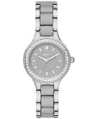 Dkny Women's Chambers Two-tone Stainless Steel And Ceramic Bracelet Watch 30mm Ny2466