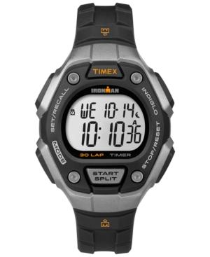 Timex Women's Digital Ironman 30 Lap Black Resin Strap Watch 36mm Tw5k89200um