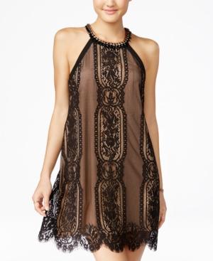 Xoxo Juniors' Embellished Lace Shift Dress