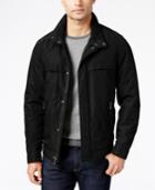 Perry Ellis Big And Tall Oxford Zip-front Jacket