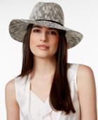 Collection Xiix Two Tone Slubby Knit Packable Panama Hat