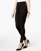 Inc International Concepts Lace-up Skinny Pants, Created For Macy's