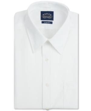 Eagle Slim-fit No-iron White Pinpoint Dress Shirt
