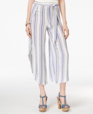 American Rag Juniors' Printed Tulip-leg Cropped Soft Pants, Only At Macy's
