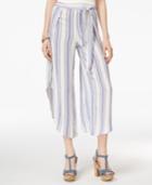 American Rag Juniors' Printed Tulip-leg Cropped Soft Pants, Only At Macy's