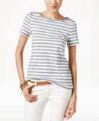 Tommy Hilfiger Striped Anchor-print T-shirt