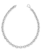 Large Oval-link 20 Chain Necklace In Sterling Silver