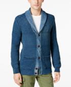 Tommy Hilfiger Men's Ivan Indigo Shawl-collar Cardigan