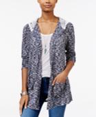 American Rag Open-front Hooded Cardigan, Only At Macy's