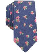 Bar Iii Men's Oakland Floral Skinny Tie, Only At Macy's