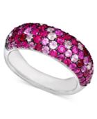 Balissima By Effy Multicolor Ruby Band Ring (3-9/10 Ct. T.w.) In Sterling Silver