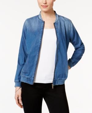 Mavi Lily Denim Bomber Jacket