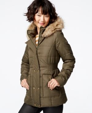 Krush Faux-fur-hood Puffer Coat