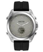 Kenneth Cole Reaction Men's Analog-digital Sport Black Silicone Strap Watch 46mm