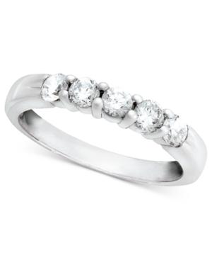 Diamond Ring, 14k White Gold Diamond Band (1/2 Ct. T.w.)