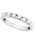 Diamond Ring, 14k White Gold Diamond Band (1/2 Ct. T.w.)