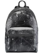 Hugo Boss Men's Abstract Leather Backpack