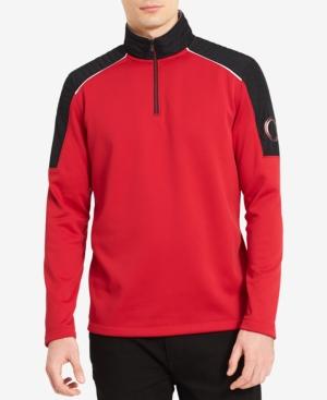 Calvin Klein Men's Quarter-zip Fleece Sweatshirt