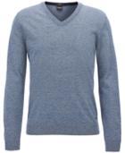 Boss Men's Cotton V-neck Sweater