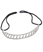 Inc International Concepts Silver-tone Crystal Ladder Headband, Created For Macy's