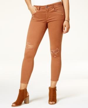 American Rag Juniors' Ripped Twill Pants, Only At Macy's