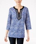 Charter Club Printed Tunic, Only At Macy's