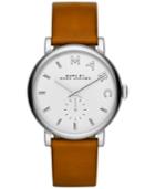 Marc By Marc Jacobs Women's Baker Mocha Textured Leather Strap Watch 37mm Mbm1265