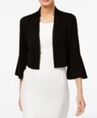 Calvin Klein Bell-sleeve Knit Shrug