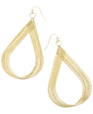 Thalia Sodi Gold-tone Twisted Teardrop Earrings