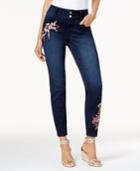 Thalia Sodi Embroidered Straight-leg Jeans, Created For Macy's