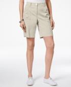Karen Scott Curved-pocket Shorts, Only At Macy's