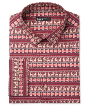 Bar Iii Men's Slim-fit Oh Dear! Print Dress Shirt, Only At Macy's
