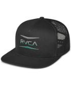 Rvca Men's All The Way Embroidered-logo Trucker Hat