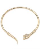 Thalia Sodi Gold-tone Crystal & Imitation Pearl Snake 5 Choker Necklace, Created For Macy's