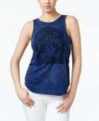 Lucky Brand Embroidered Tank Top