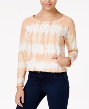 American Rag Cropped Tie-dyed Sweatshirt, Created For Macy's