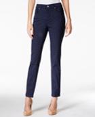 Charter Club Skinny Ankle Jeans, Micro Dot Print